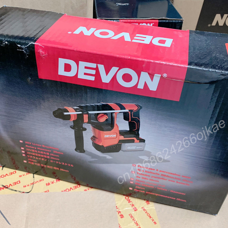 Cordless Rotary Hammer 20V Brushless - Martelo Rotativo Sem Fio Devon de