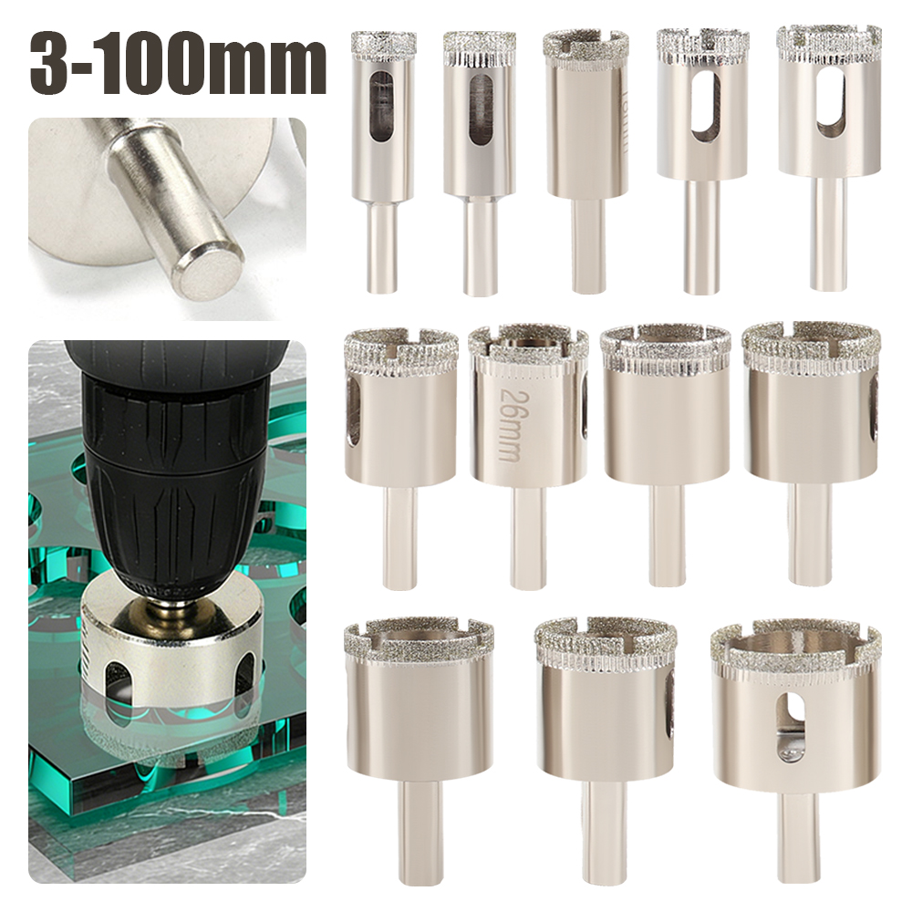 Core Drill Bit Diamond 100Mm - 1 Peça Broca Diamantada de 3-100mm