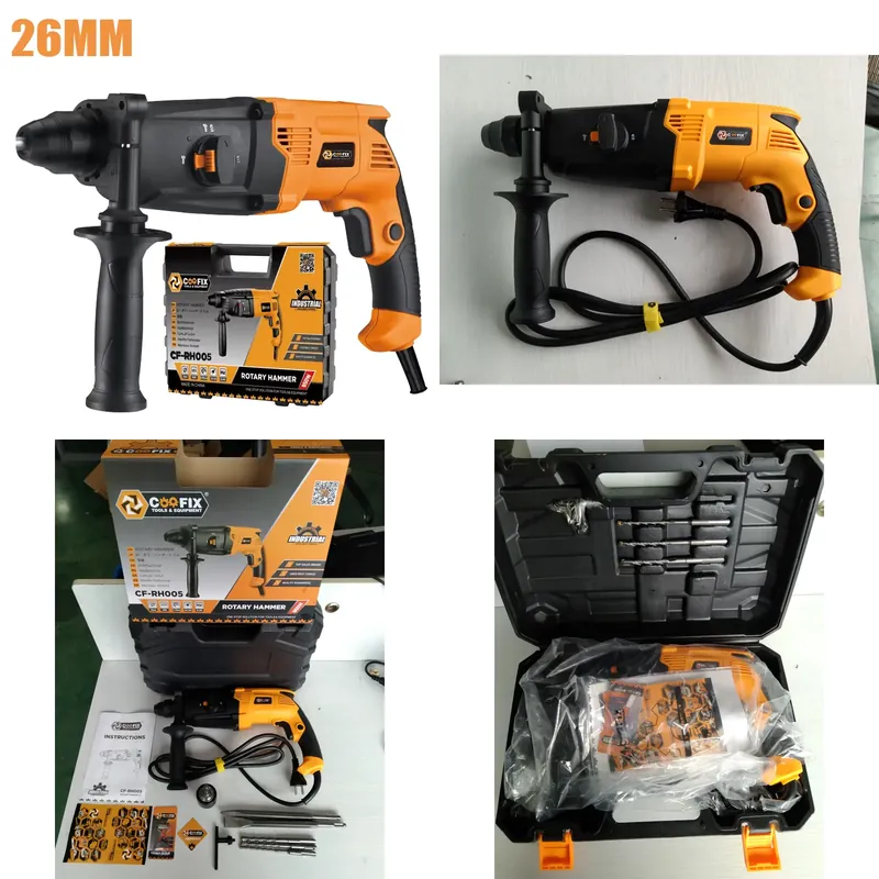 Rotary Hammer Drill 26Mm - 【CHIMU HOME】 Furadeira Rotativa SDS Plus