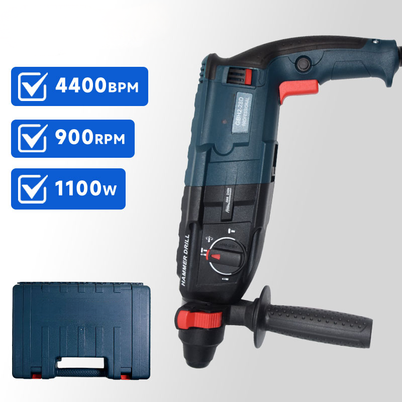 Rotary Hammer Drill Sds Plus 800W - Furadeira de impacto rotativa 220V, quebraconcreto