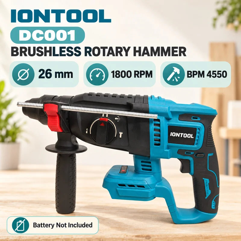 Rotary Hammer Drill 26Mm - Martelo Rotativo Sem Fio IONTOOL 26mm