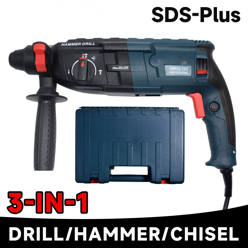 Rotary Hammer Drill Sds Plus 800W - Martelo rotativo GBH2-28 Bulldog Xtreme SDS-plus,