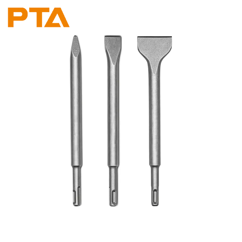 Rotary Hammer Chisel Bit Flat - Conjunto de Formões SDS-Plus para Martelos