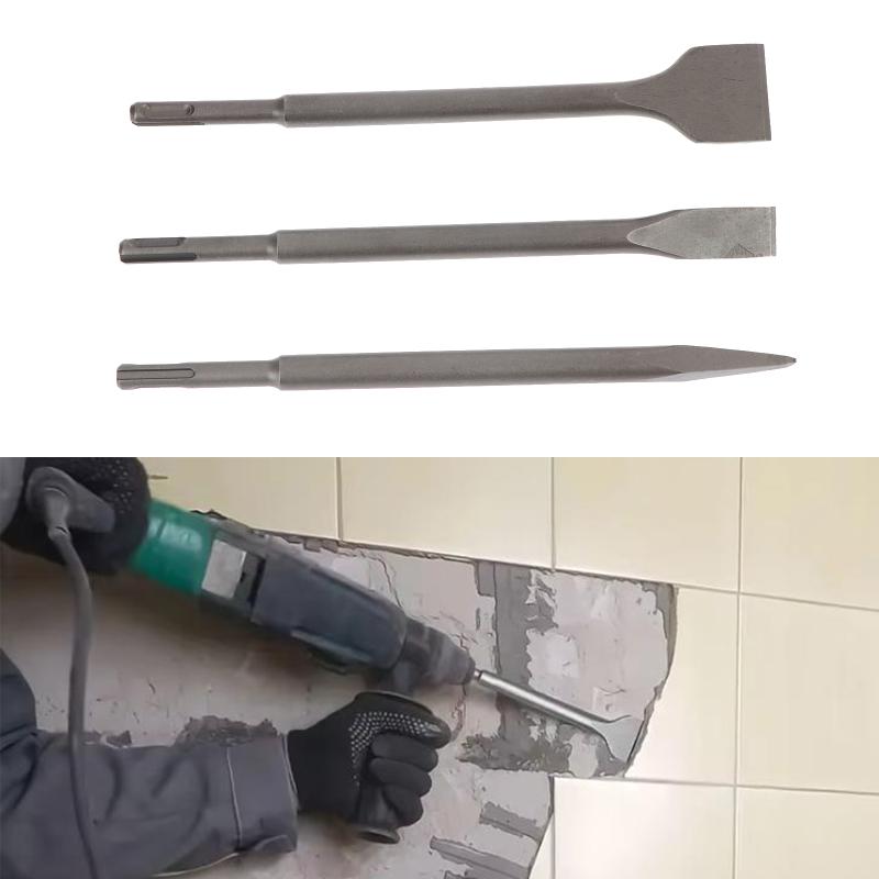 Conjunto de 3 Peças de Cinzéis - Rotary Hammer Chisel Bit Flat avaliação e preço