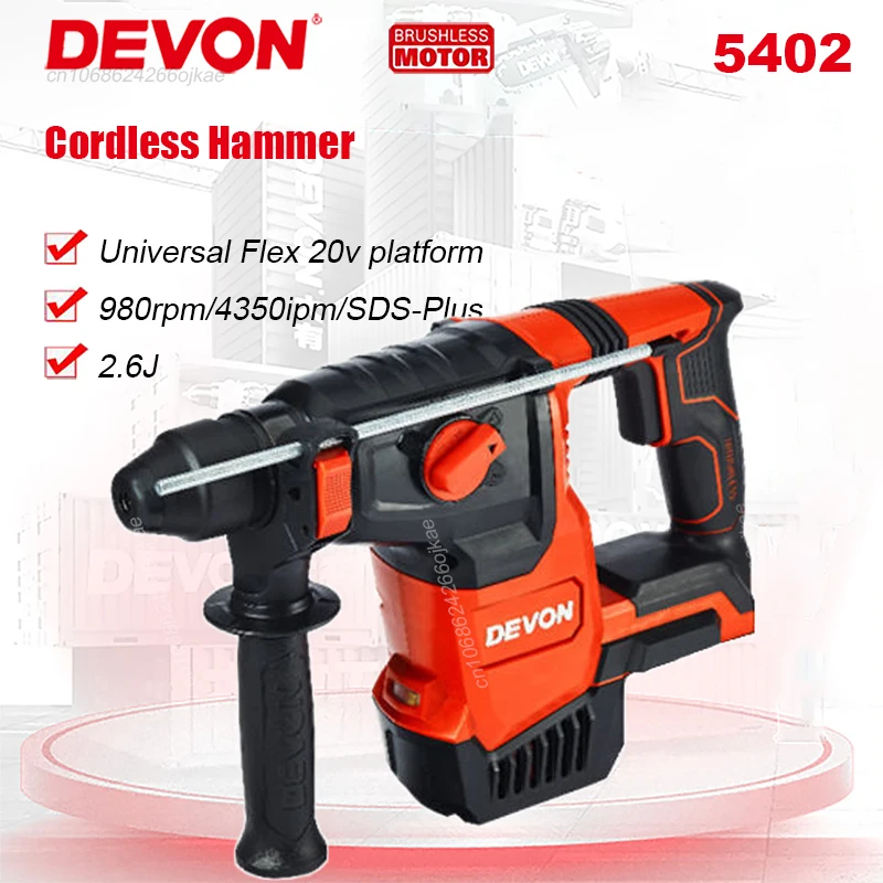 Martelo Rotativo Sem Fio Devon - Cordless Rotary Hammer 20V Brushless avaliação e preço