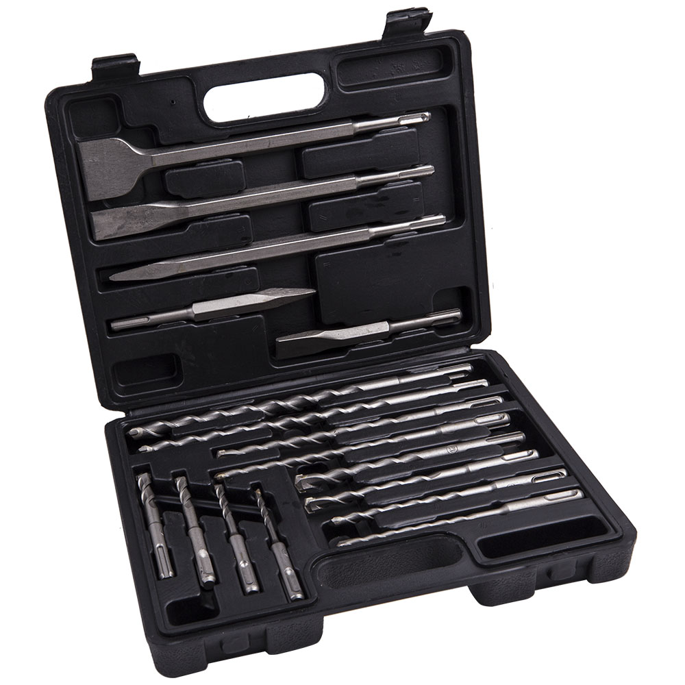 17 unidades SDS Plus Broca de  - Sds Plus Drill Bit Set 17Pcs avaliação e preço