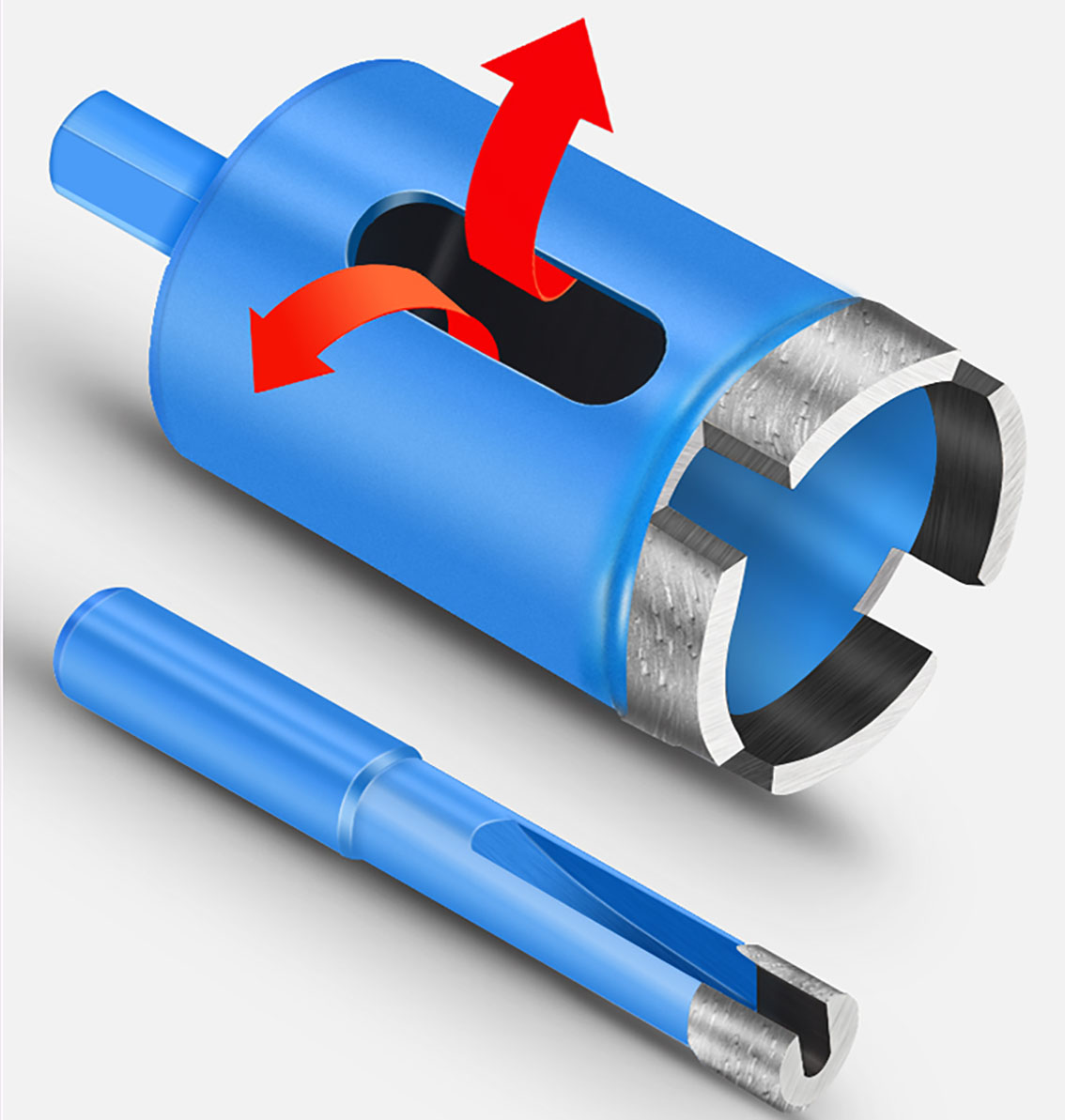 Diamond Hole Saw Core Broca pa - Core Drill Bit Diamond 100Mm avaliação e preço