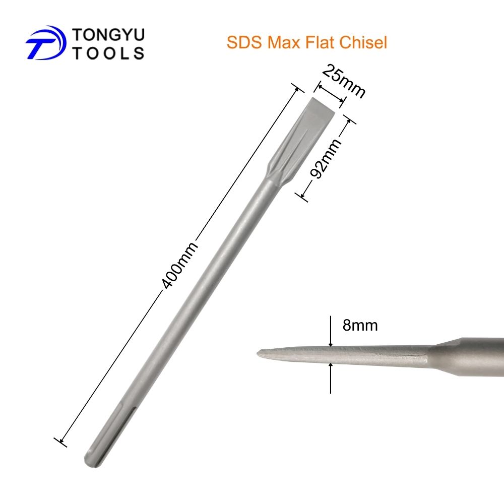 Cincel Plano SDS Max 25x400mm  - Rotary Hammer Chisel Bit Flat avaliação e preço