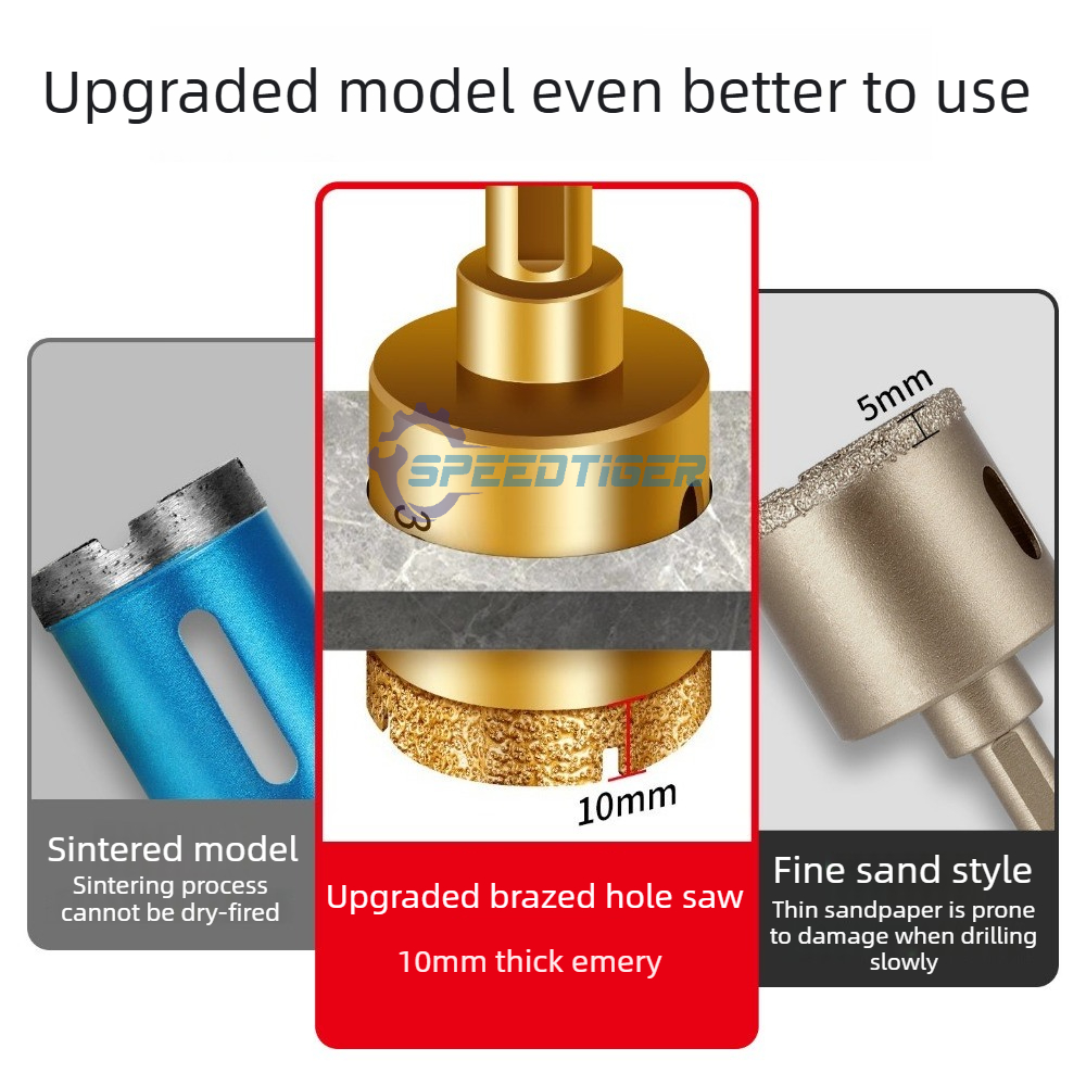 1 Peça Broca Diamantada de 6-1 - Core Drill Bit Diamond 100Mm avaliação e preço