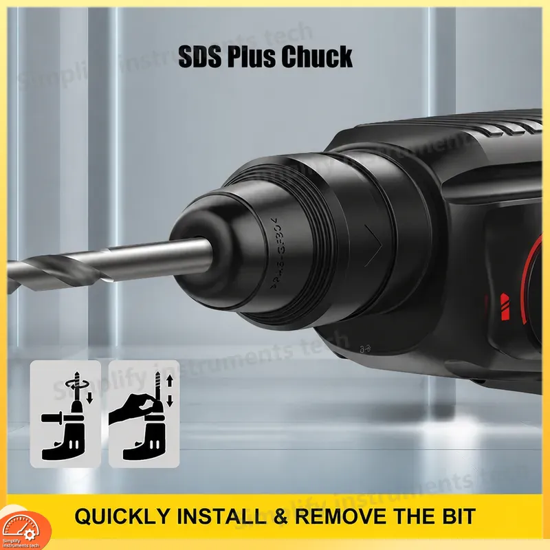 Furadeira Rotativa de 800W SDS - Rotary Hammer Drill Sds Plus 800W avaliação e preço