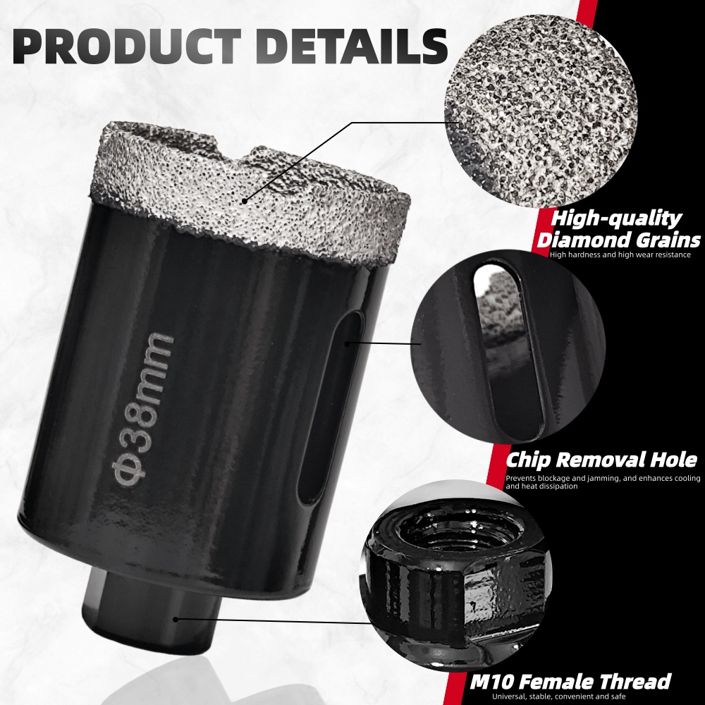 Brocas Diamantadas para Perfur - Core Drill Bit Diamond 100Mm avaliação e preço