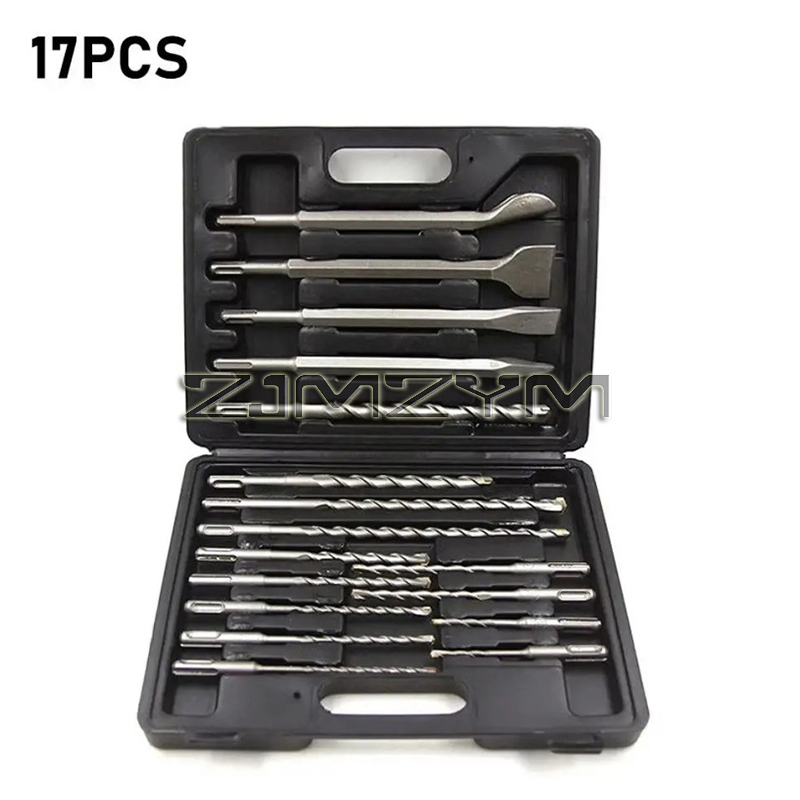 17 pçs/set martelo elétrico sd - Sds Plus Drill Bit Set 17Pcs avaliação e preço