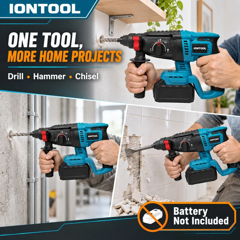 Furadeira rotativa sem fio ION - Rotary Hammer Drill 26Mm avaliação e preço