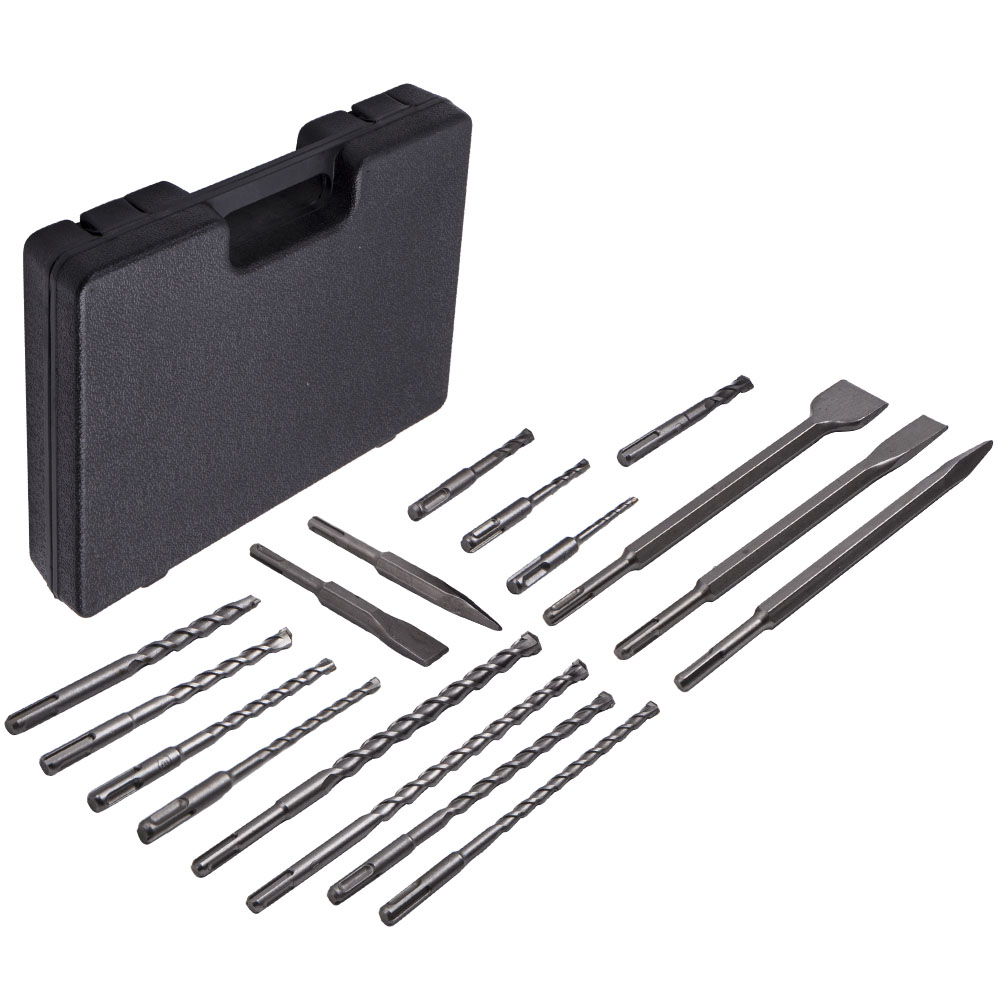 Conjunto de 17 Peças de Brocas - Sds Plus Drill Bit Set 17Pcs avaliação e preço