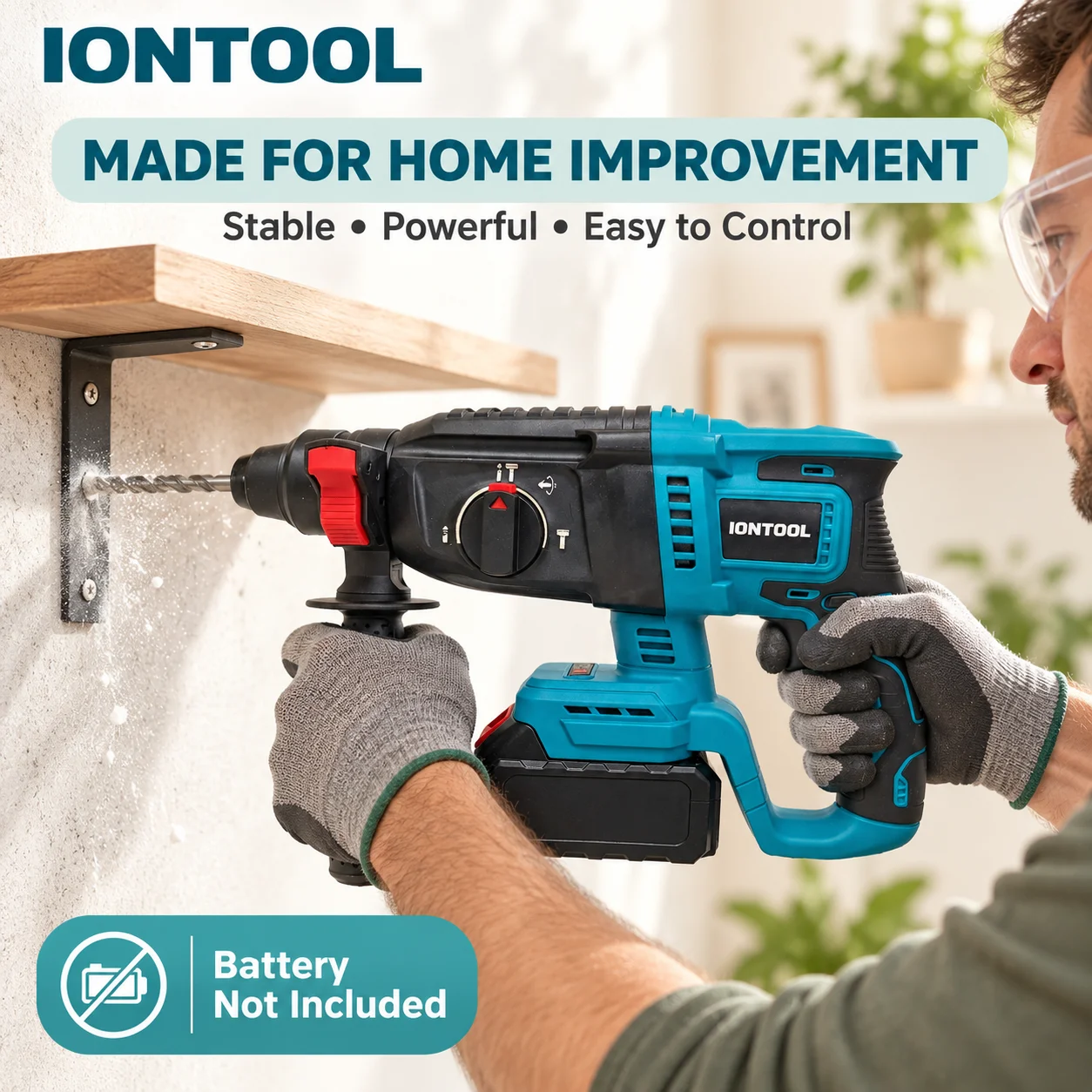 Martelo Rotativo Sem Fio IONTO - Rotary Hammer Drill 26Mm avaliação e preço