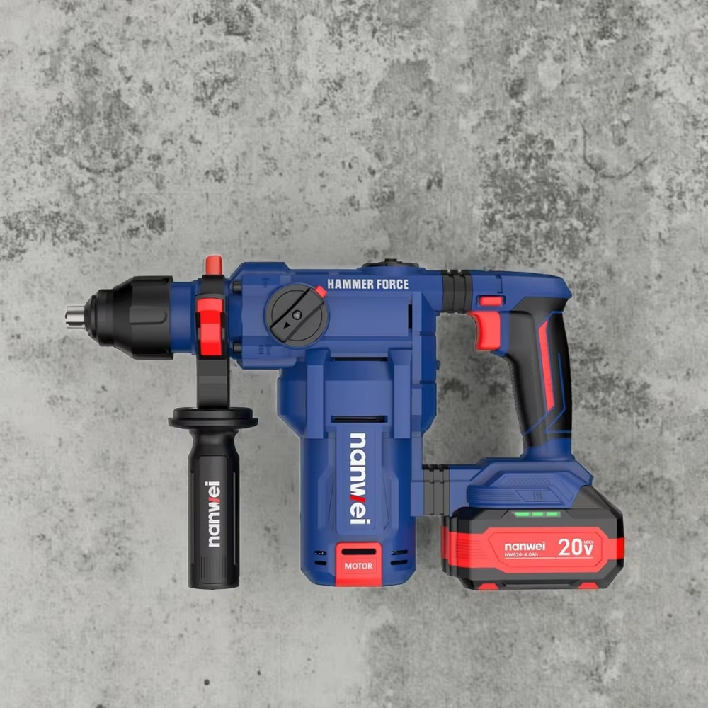 Furadeira Rotativa Sem Fio NAN - Cordless Rotary Hammer 20V Brushless avaliação e preço