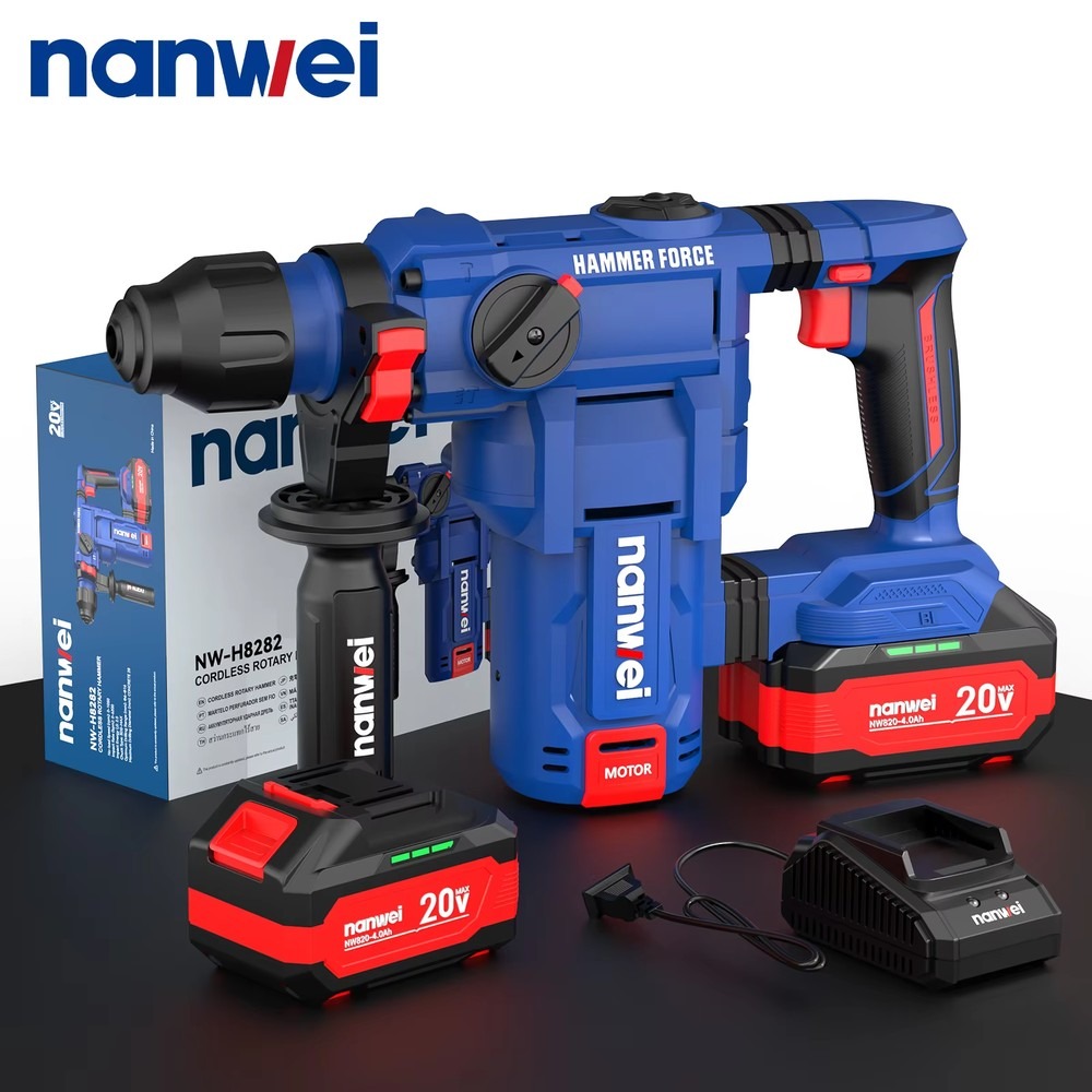 Furadeira Rotativa Sem Fio NAN - Cordless Rotary Hammer 20V Brushless avaliação e preço