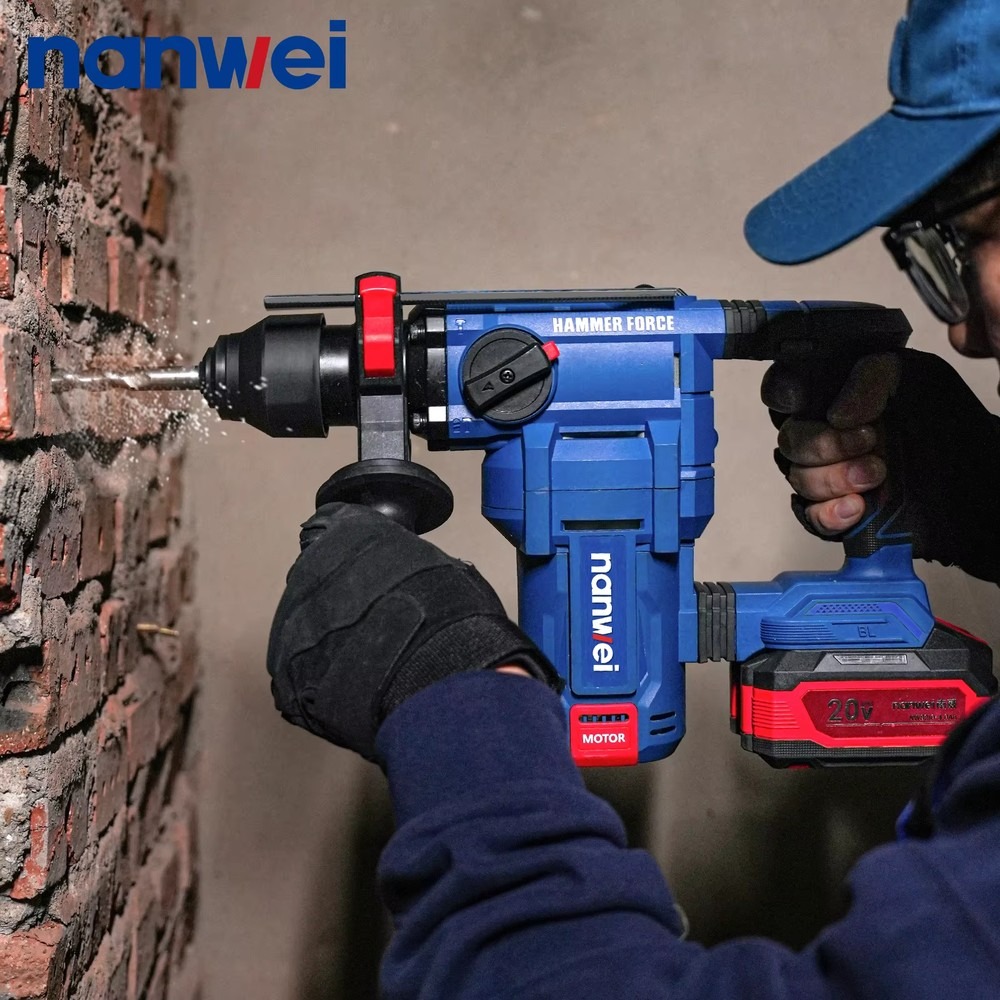 Furadeira Rotativa Sem Fio NAN - Cordless Rotary Hammer 20V Brushless avaliação e preço