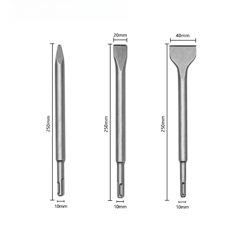 Broca para Concreto e Alvenari - Rotary Hammer Chisel Bit Flat avaliação e preço