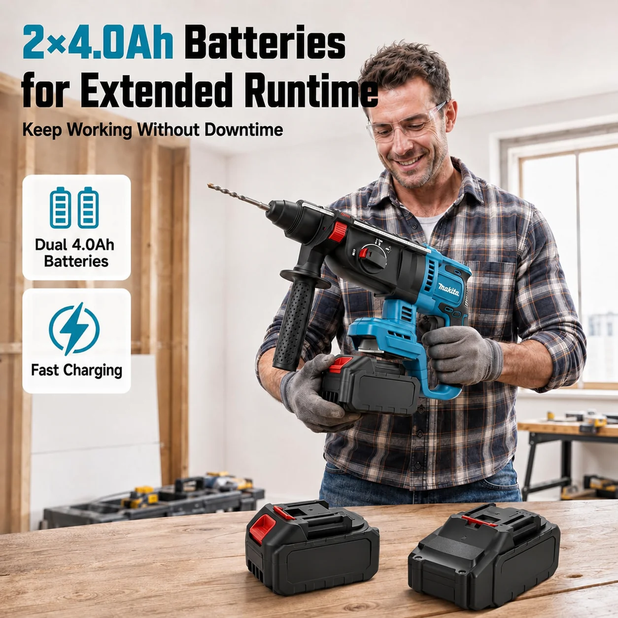 Makita DHR242 18V LXT ®   Fura - Rotary Hammer Drill 26Mm avaliação e preço