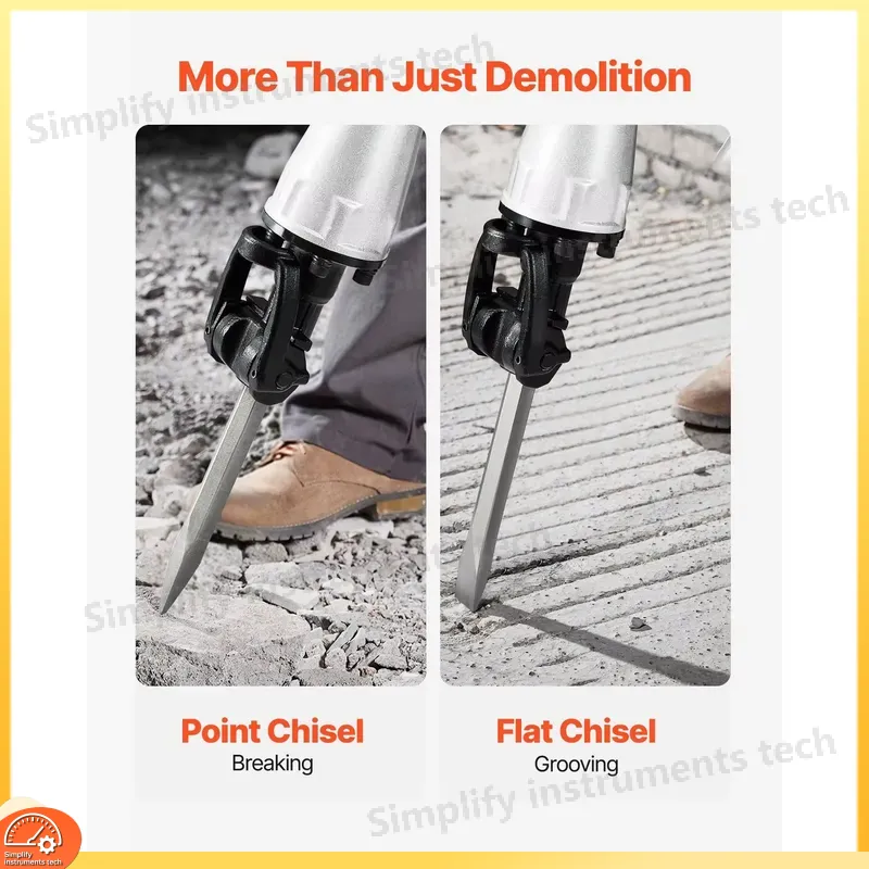 Martelo Demolidor de 2100W com - Rotary Hammer Chisel Bit Flat avaliação e preço