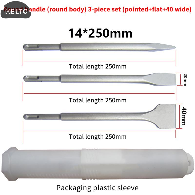 Conjunto de 3 Peças de Cinzéis - Rotary Hammer Chisel Bit Flat avaliação e preço