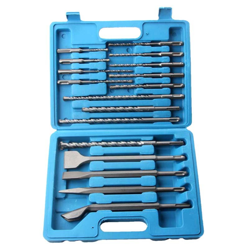 17 pçs/set martelo elétrico sd - Sds Plus Drill Bit Set 17Pcs avaliação e preço